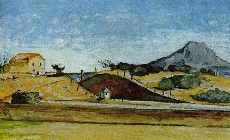 Paul Cezanne Der Bahndurchstich oil painting image